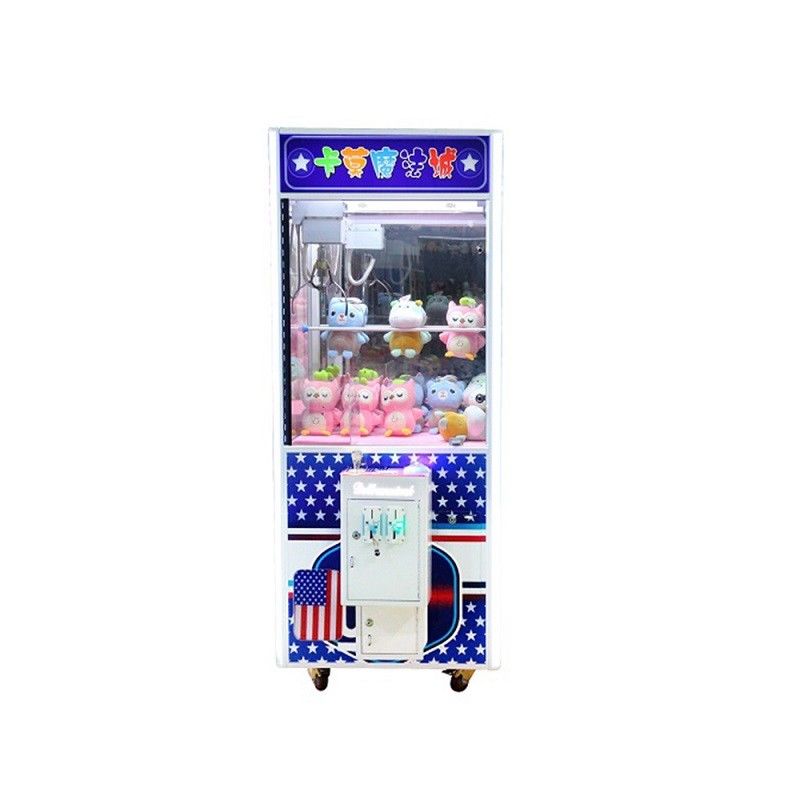 Doll Colorful Toy Grabber Claw Machine For Shoping Mall Games Room Playing